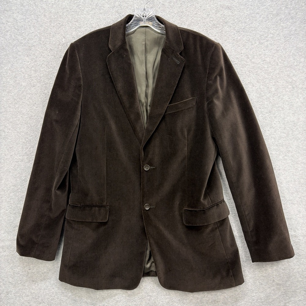 Banana Republic Men's Dark Brown Velvet Blazer